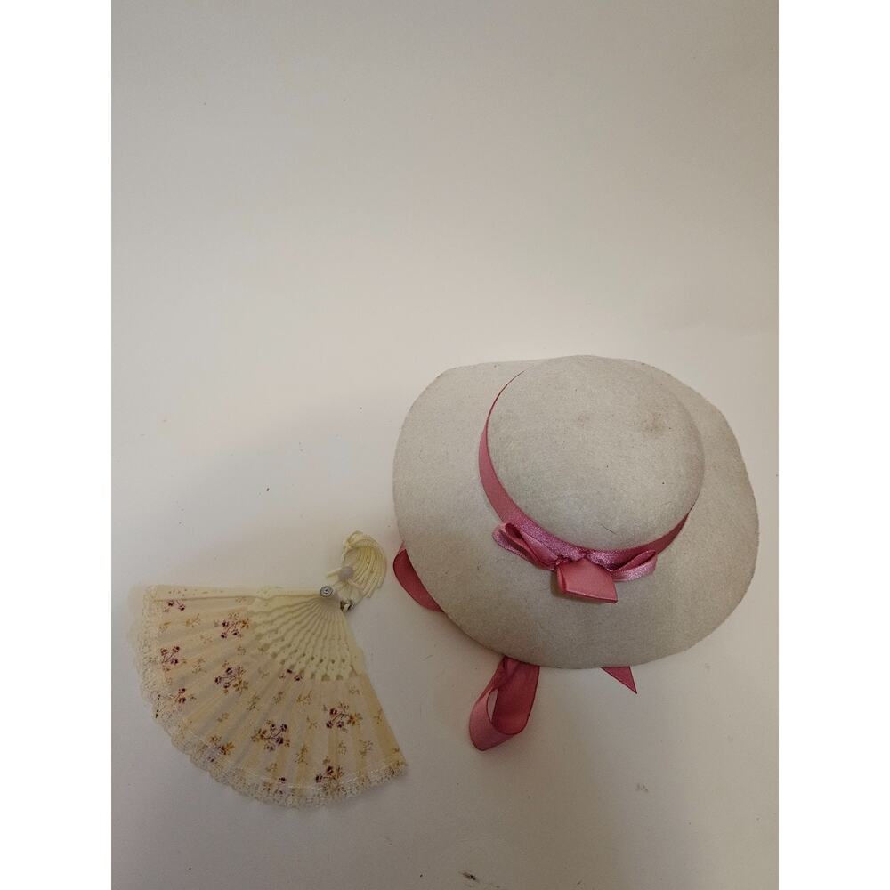 Marie Grace American Girl Doll 18” Retired Meet Outfit Accessories Dress Fan Hat - Picture 6 of 6